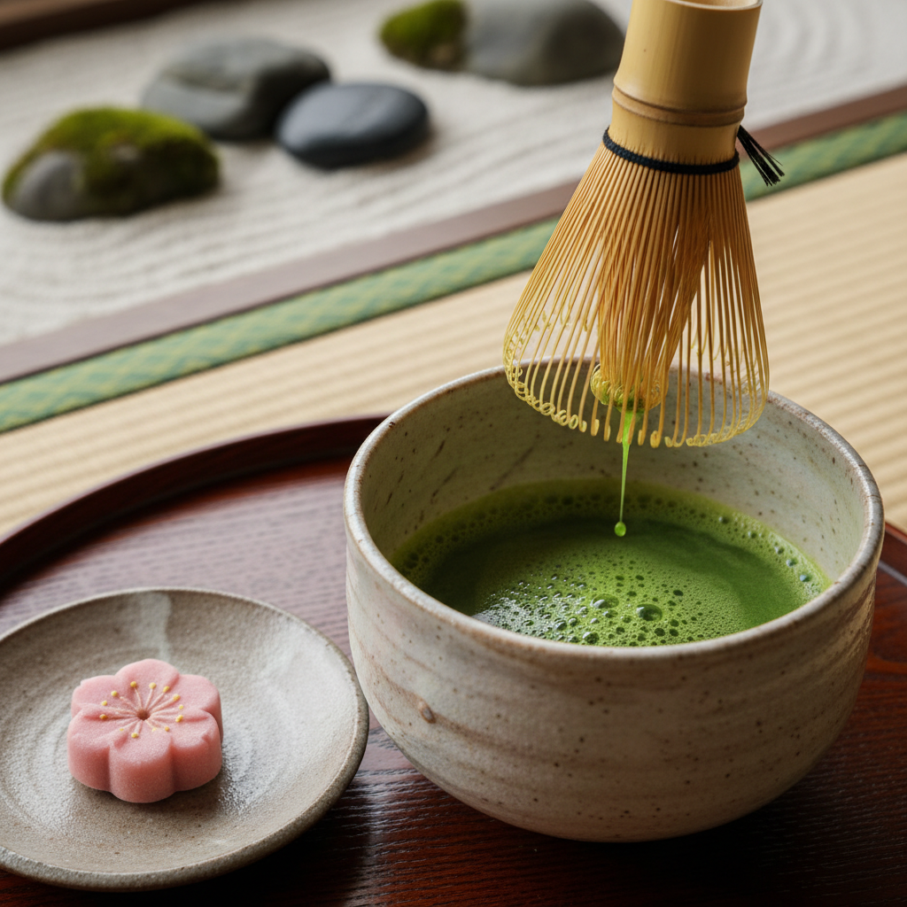 抹茶水饅頭 matcha mizu manju
